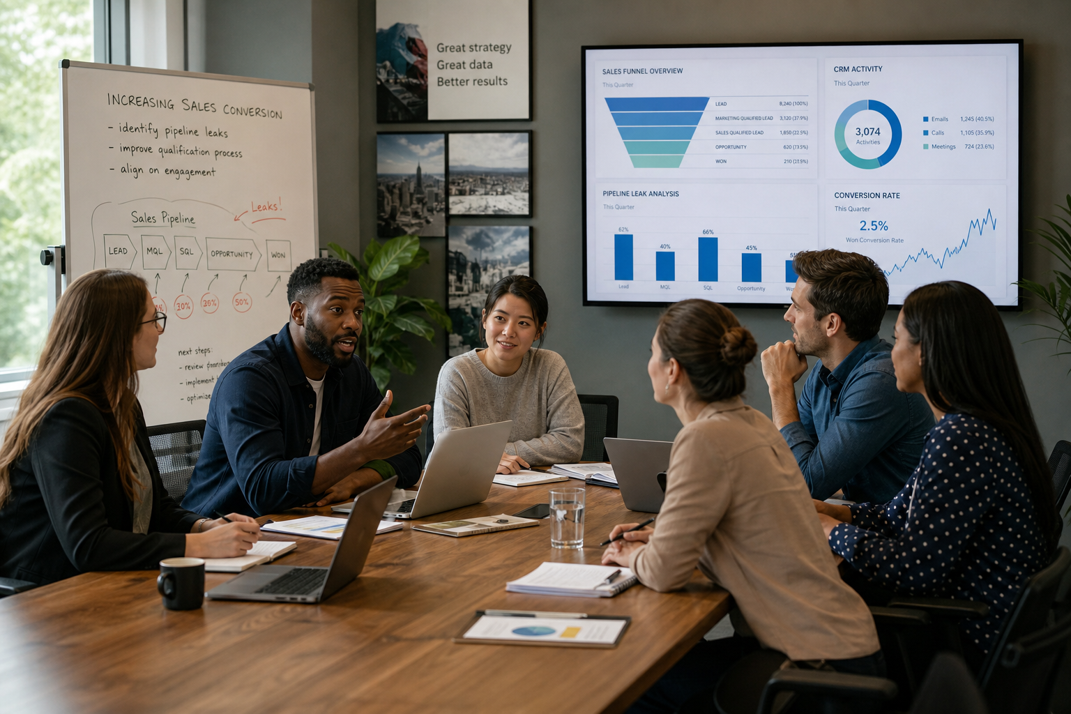 Detecta y corrige fugas en tu embudo de ventas usando datos del CRM